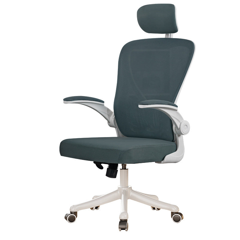 Ergonomic Mesh Task Chair Lumbar Support Tilt Mechanism Nylon Desk Chair