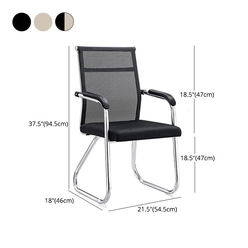 Black Gray and Beige Desk Chair Modern Mid Back / Hight Back Home Office Chair