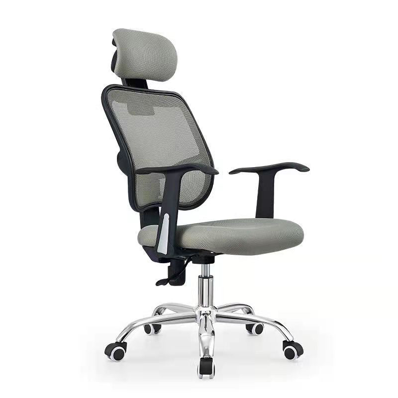 Modern Desk Chair with Mid Back and Headrest Home Office Chair