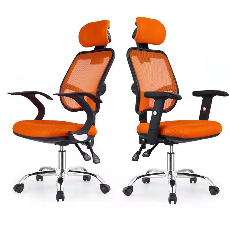 Modern Desk Chair with Mid Back and Headrest Home Office Chair