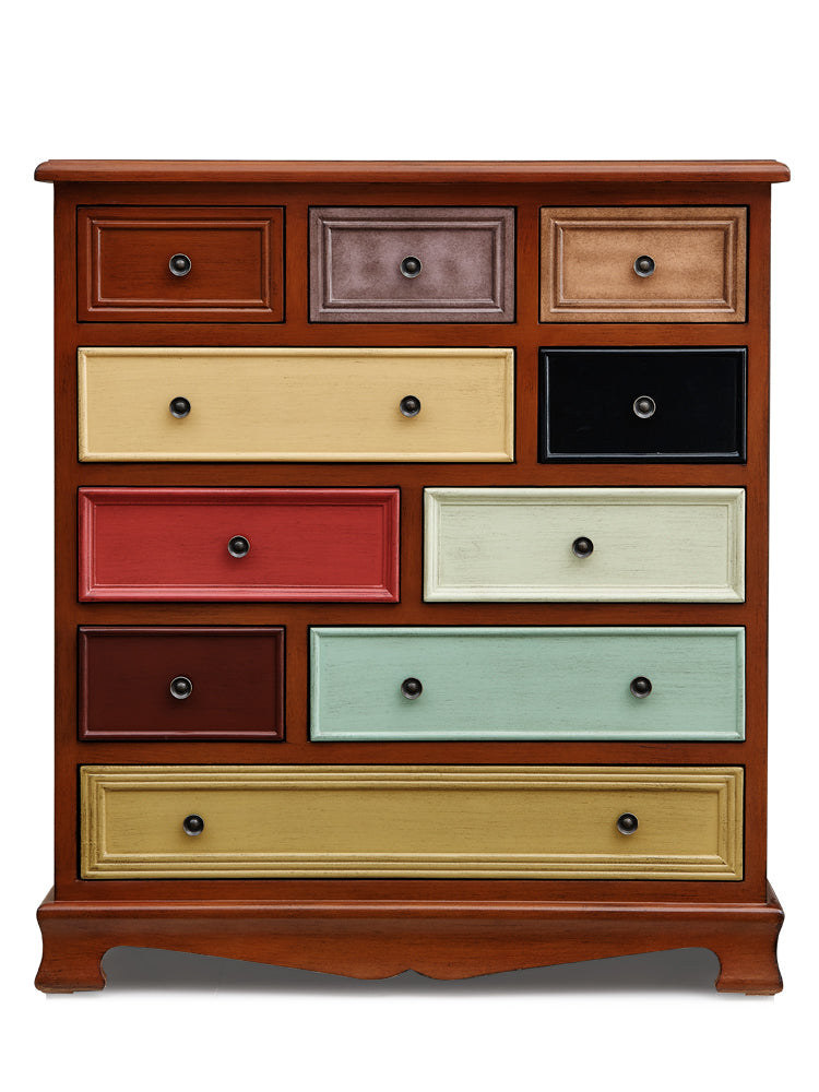 American Storage Chest Dresser Traditional Style Storage Chest with Solid Wood Drawer