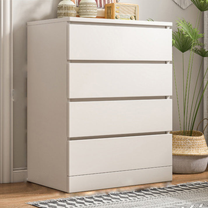 Modern Wooden Storage Chest Dresser Bedroom Storage Chest in White and Brown