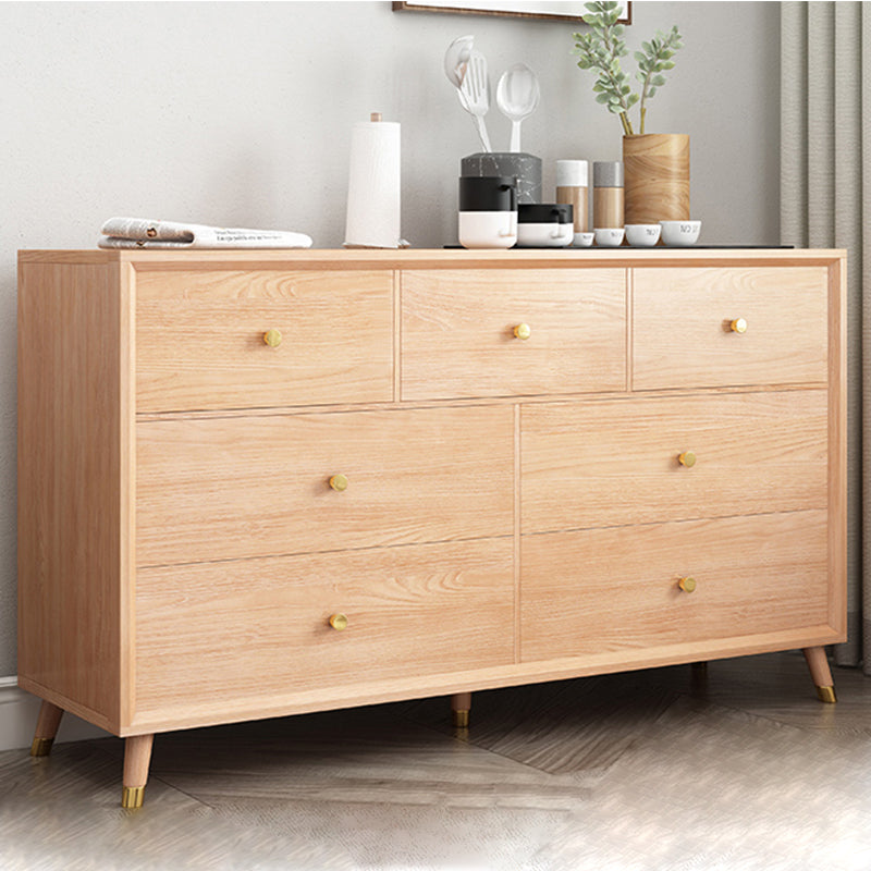 Bedroom Wooden Storage Chest Dresser Modern Storage Chest with Drawers