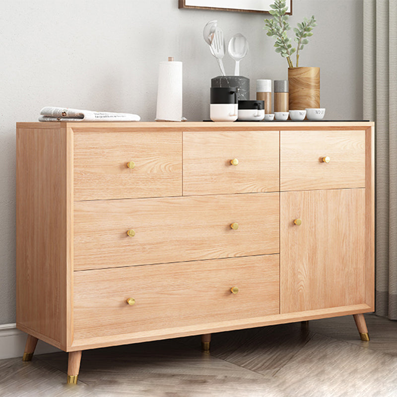 Bedroom Wooden Storage Chest Dresser Modern Storage Chest with Drawers