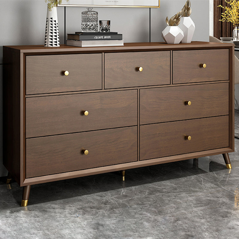 Bedroom Wooden Storage Chest Dresser Modern Storage Chest with Drawers