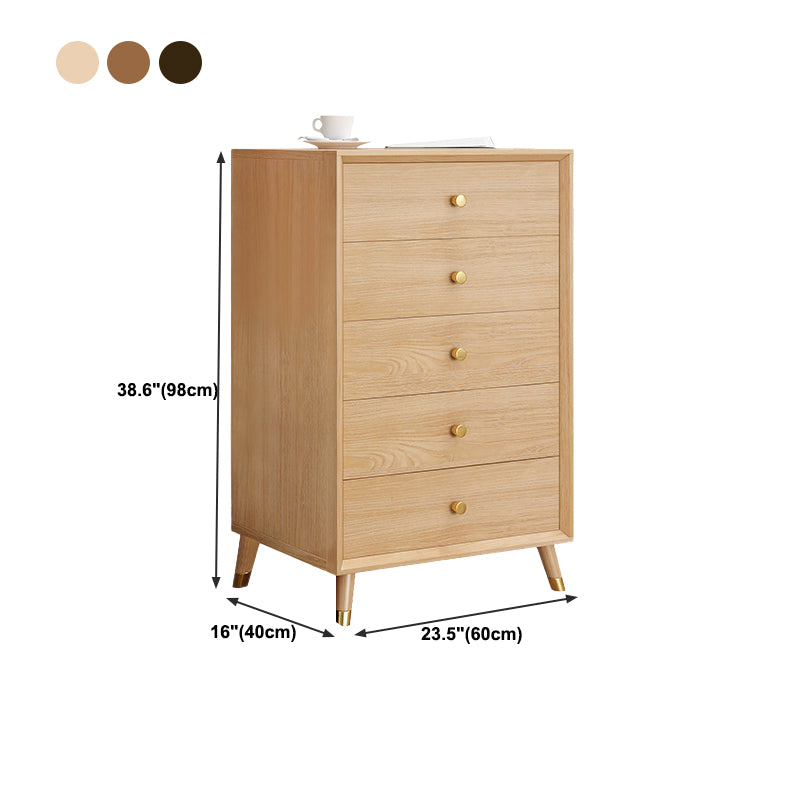 Bedroom Wooden Storage Chest Dresser Modern Storage Chest with Drawers