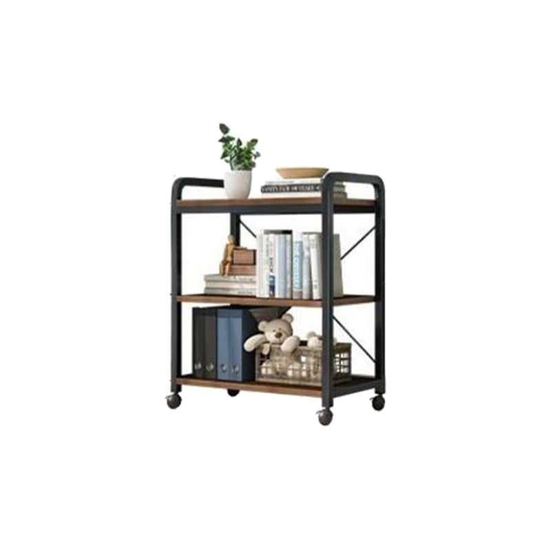 Modern Open Back Etagere Bookcase Steel Bookshelf for Home Office