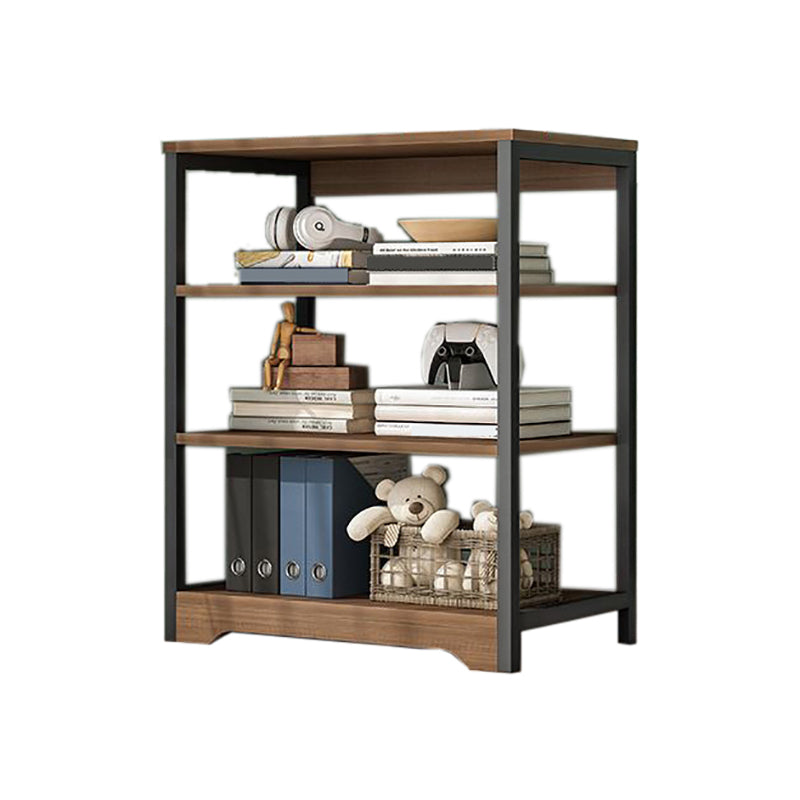 Modern Open Back Etagere Bookcase Steel Bookshelf for Home Office