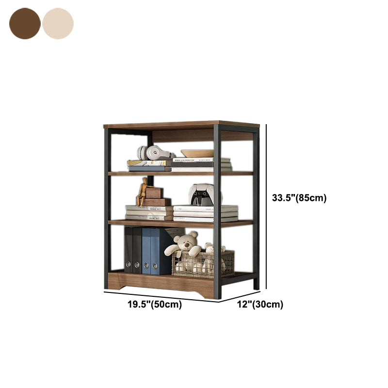 Modern Open Back Etagere Bookcase Steel Bookshelf for Home Office