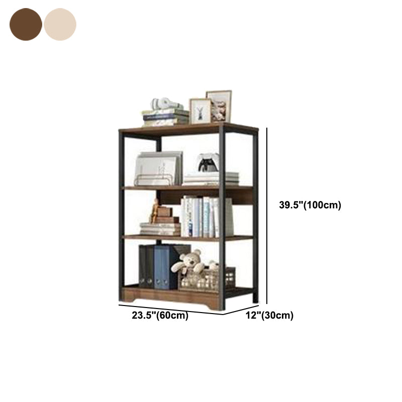 Modern Open Back Etagere Bookcase Steel Bookshelf for Home Office