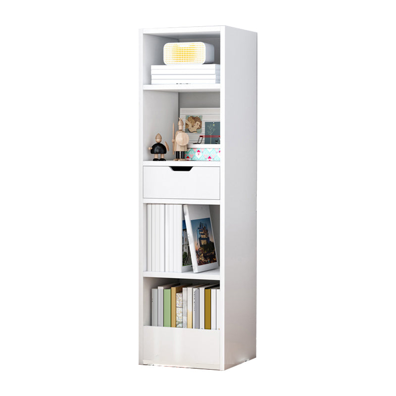 Wooden Bookcase Modern Minimalist Home Study Corner Rectangular Bookshelf