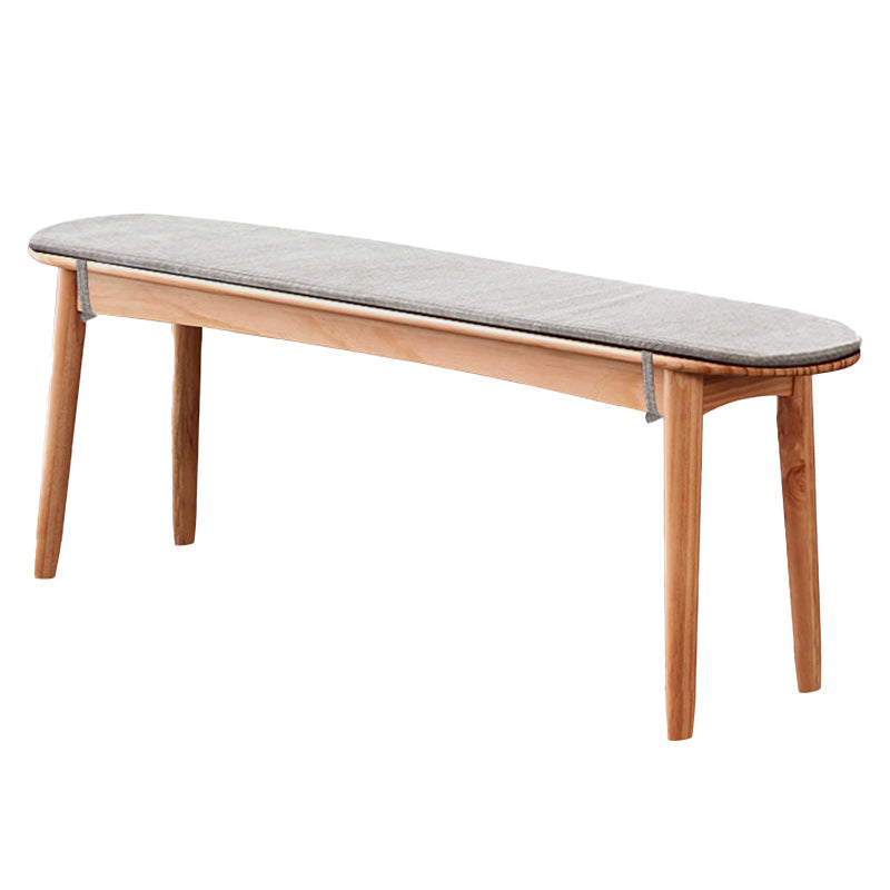 11.8 Inch Wide Contemporary Bench Solid Wood Pine Seating Bench