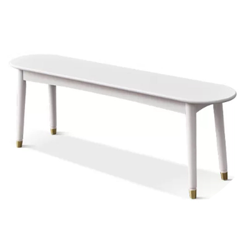 11.8 Inch Wide Modern Seating Bench Solid Wood Bench with Legs