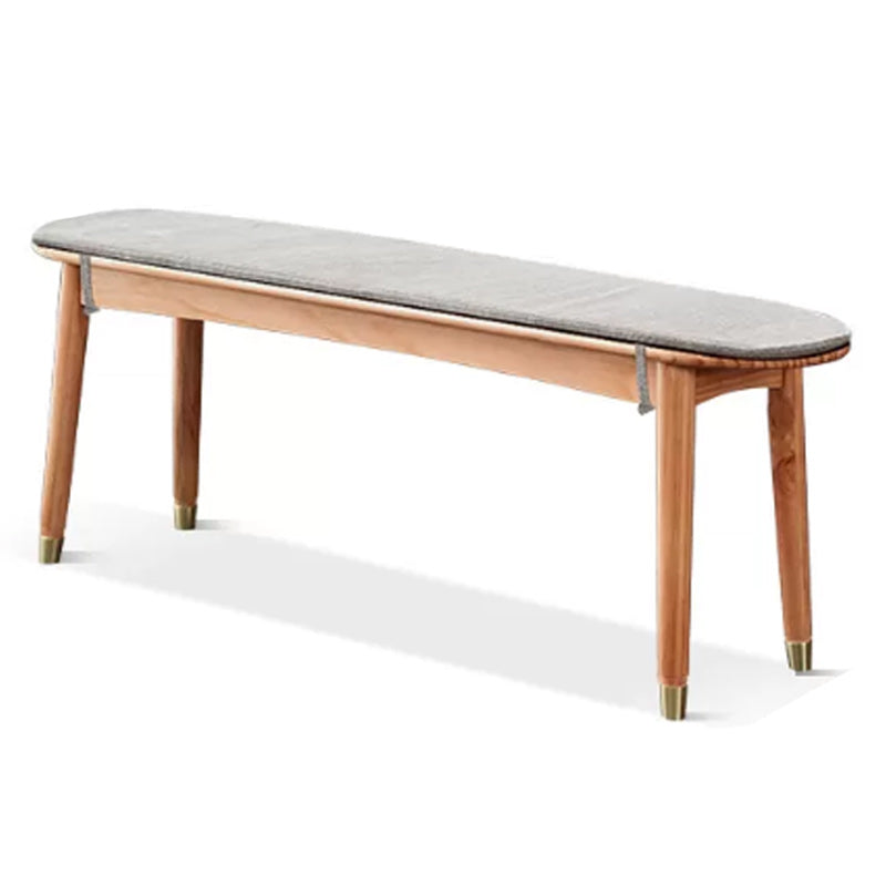 11.8 Inch Wide Modern Seating Bench Solid Wood Bench with Legs