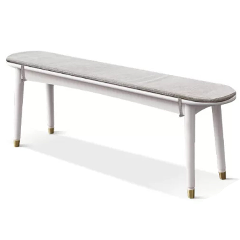 11.8 Inch Wide Modern Seating Bench Solid Wood Bench with Legs