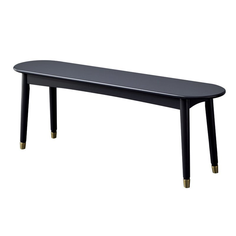 11.8 Inch Wide Modern Seating Bench Solid Wood Bench with Legs