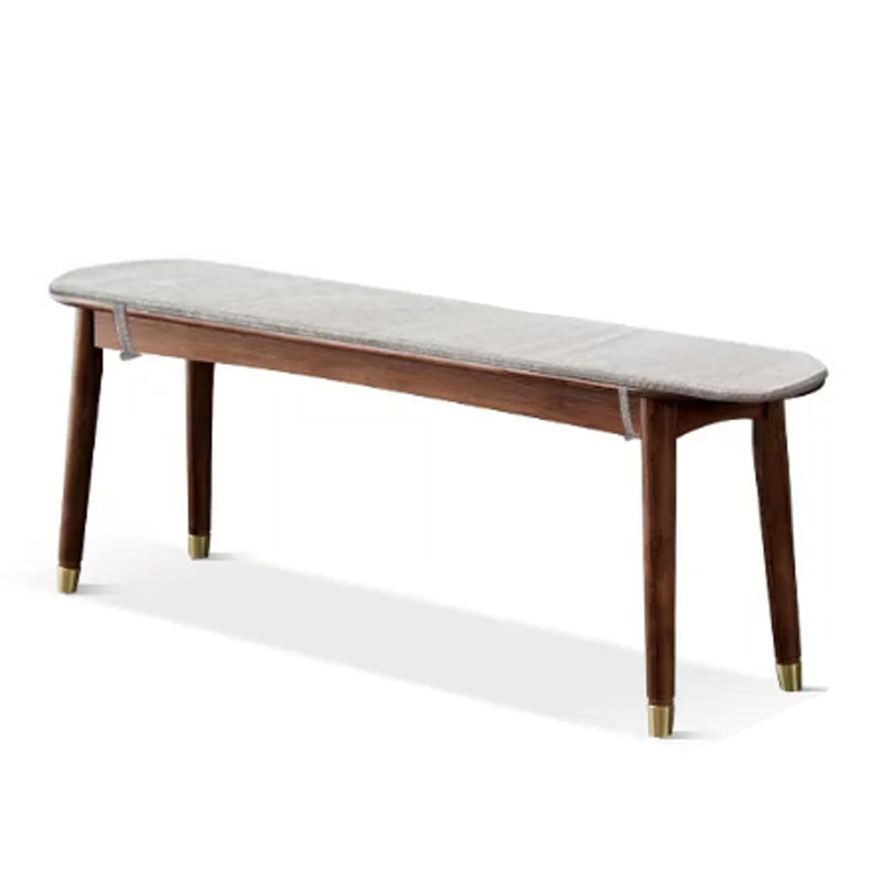 11.8 Inch Wide Modern Seating Bench Solid Wood Bench with Legs