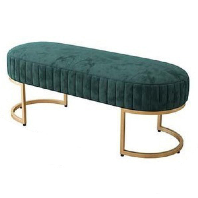 15.7" Wide Upholstered Seating Bench Cushioned Entryway and Bedroom Bench with Legs