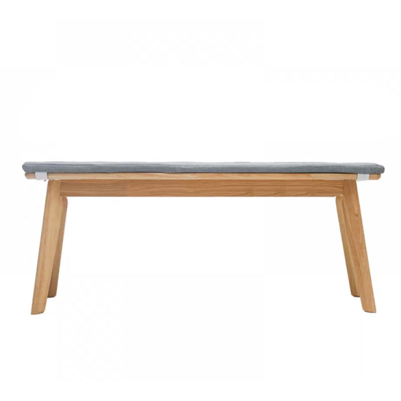 11.8" Wide Modern Seating Bench Solid Wood Entryway and Bedroom Bench with Legs