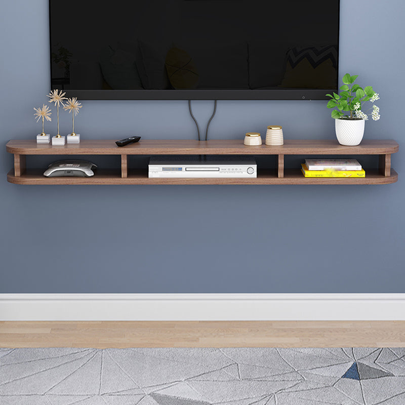 Modern Style Wood TV Stand Floating Cable Management TV Console