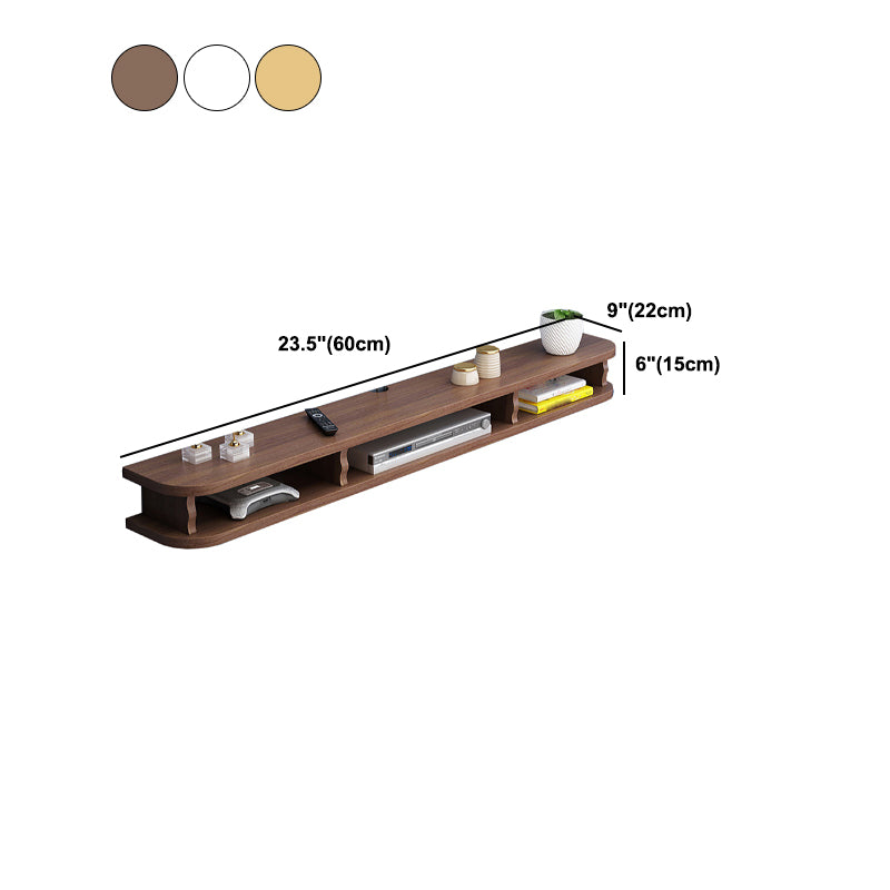 Modern Style Wood TV Stand Floating Cable Management TV Console