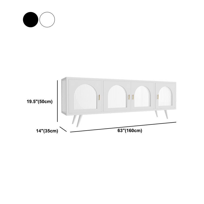 Enclosed Storage TV Stand Console Industrial TV Media Console