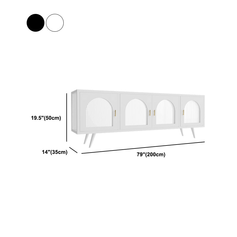 Enclosed Storage TV Stand Console Industrial TV Media Console