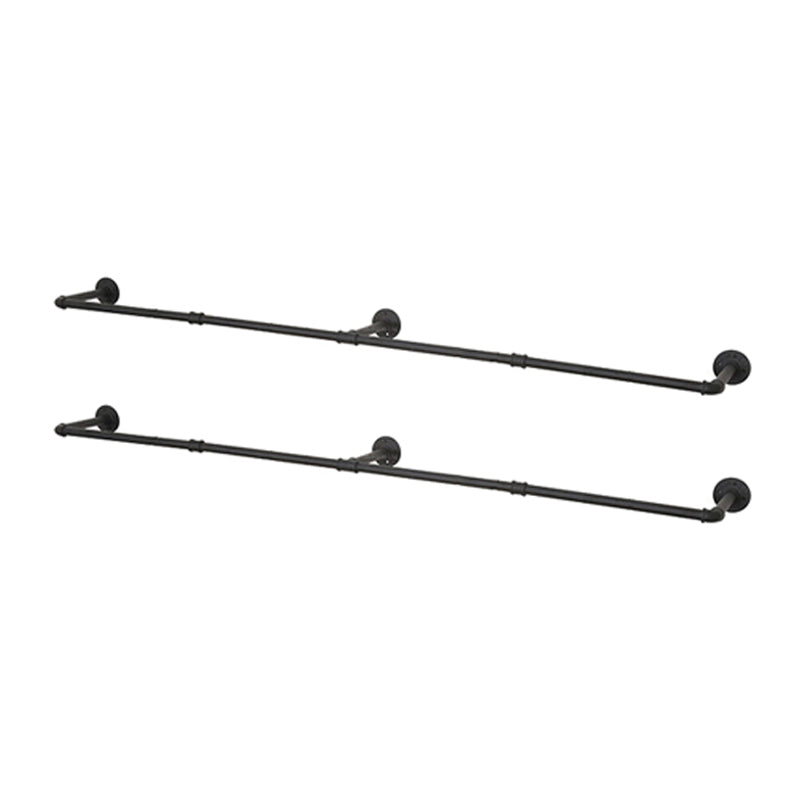 Metal Industrial Style Coat Rack Wall Mounted Coat Hanger Living Room