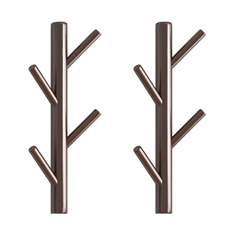 Modern Nordic Coat Hanger Wooden Entryway Kit Wall-Mounted Coat Rack Hooks