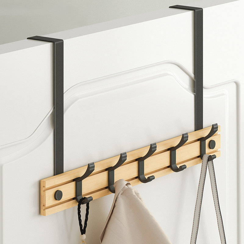 Contemporary Entryway Kit Wood Prong Hooks Included Wall Mounted Hall Stand