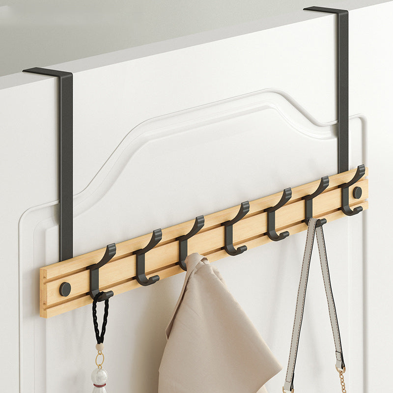 Contemporary Entryway Kit Wood Prong Hooks Included Wall Mounted Hall Stand