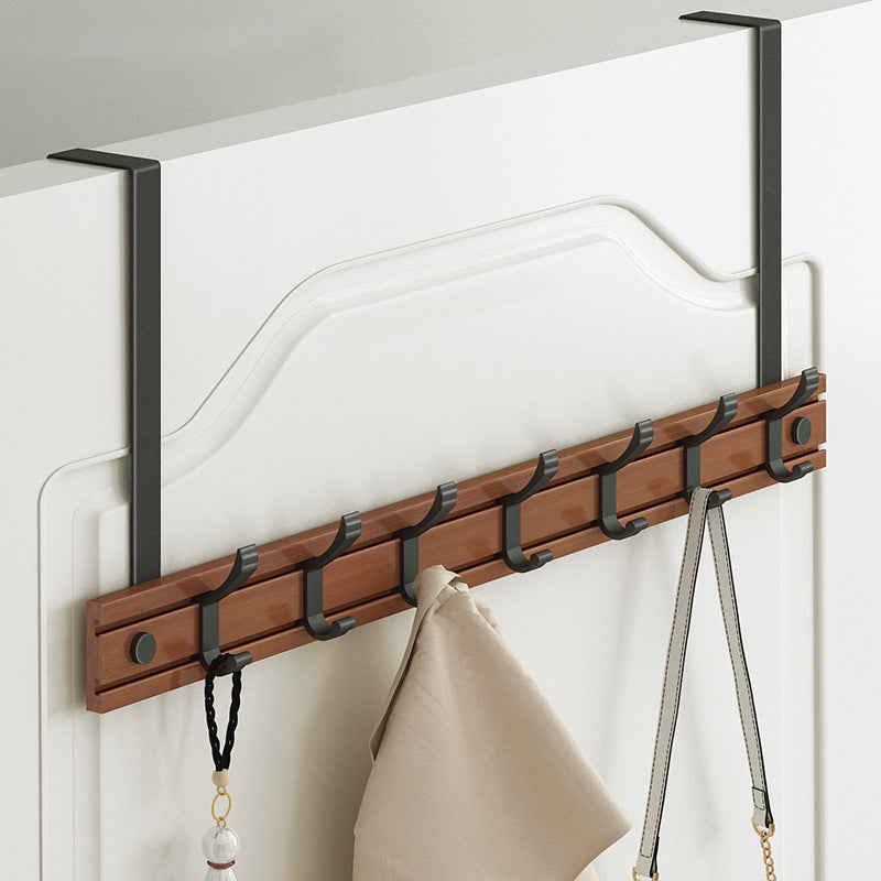 Contemporary Entryway Kit Wood Prong Hooks Included Wall Mounted Hall Stand