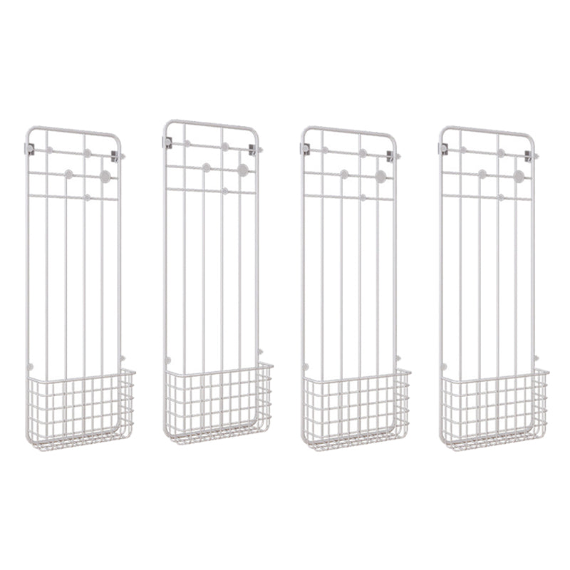 Metal Coat Hanger Storage Baskets Industrial Entryway Kit Coat Hanger