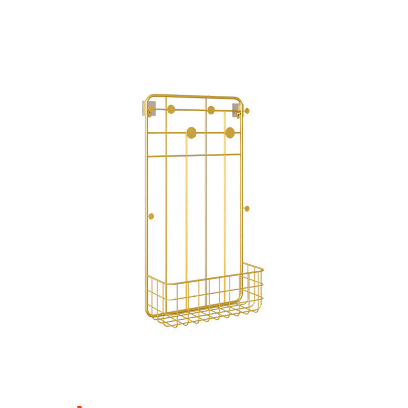 Metal Coat Hanger Storage Baskets Industrial Entryway Kit Coat Hanger