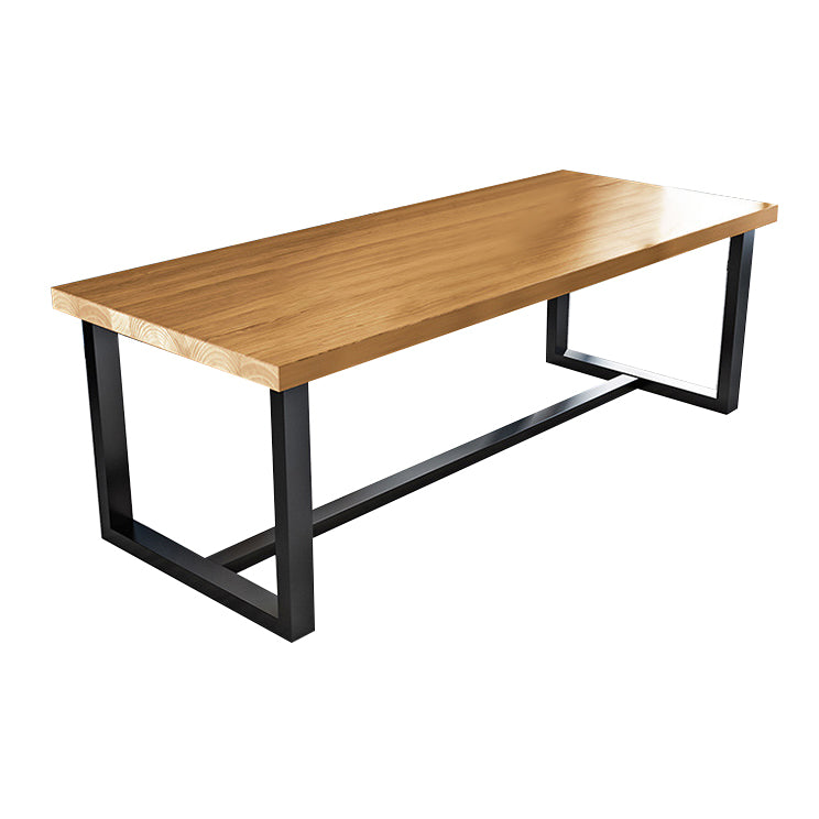 Home Office Fixed Meeting Table Rectangular Shaped Writing Desk