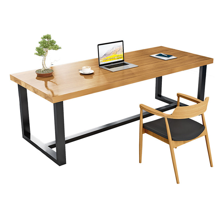 Home Office Fixed Meeting Table Rectangular Shaped Writing Desk