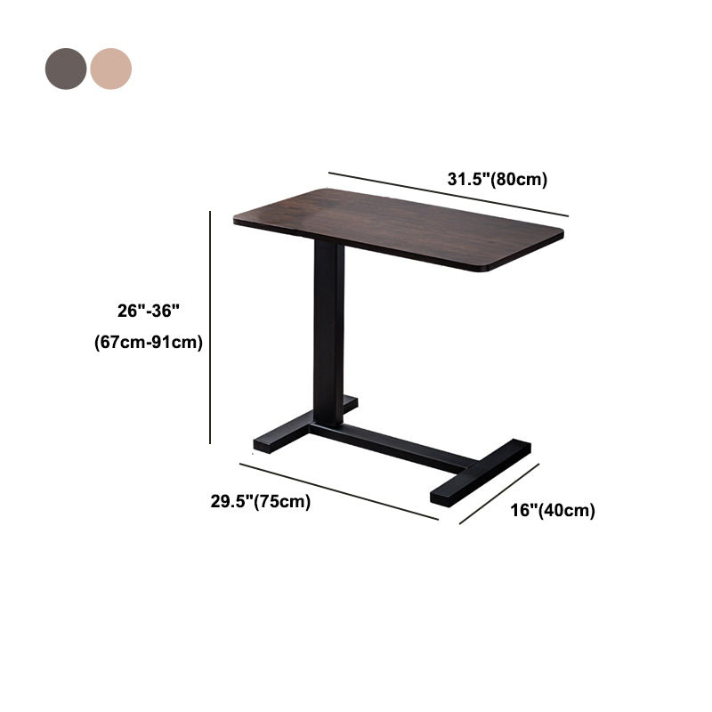 Modern Style Artificial Wood Desk Home Dormitory Adjustable Writing Desk,31.4"L X 15.7"W