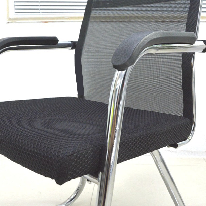 Modern Black Metal Desk Chair with Mid Back and Hight Back Home Office Chair