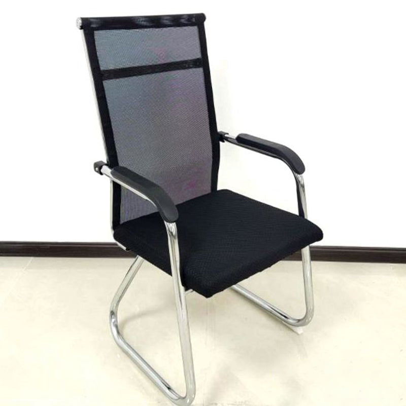 Modern Black Metal Desk Chair with Mid Back and Hight Back Home Office Chair