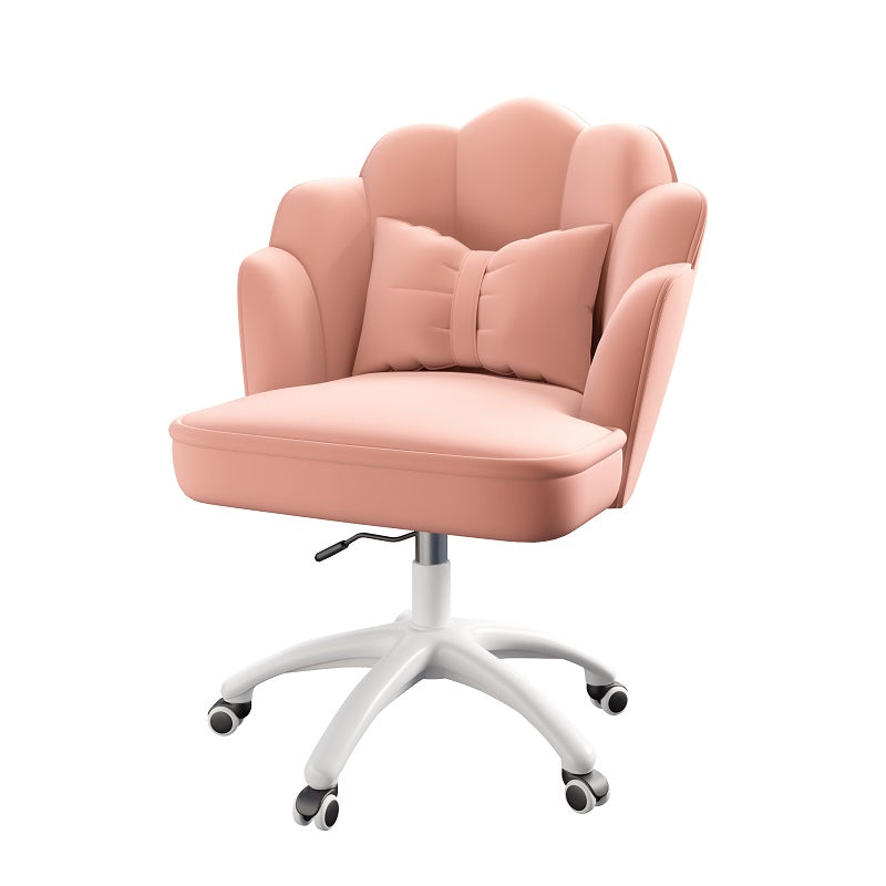 Fabric Desk Chair Modern Armless Office Chair for Home Office