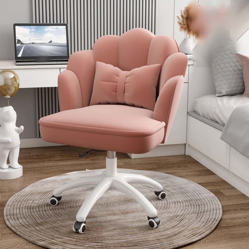 Fabric Desk Chair Modern Armless Office Chair for Home Office