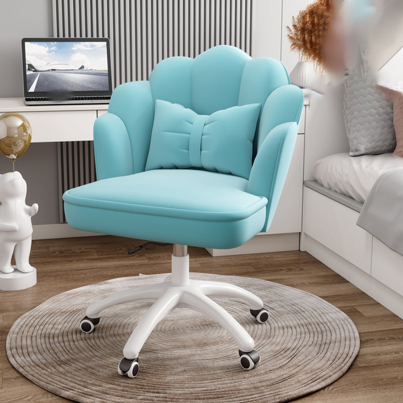 Fabric Desk Chair Modern Armless Office Chair for Home Office