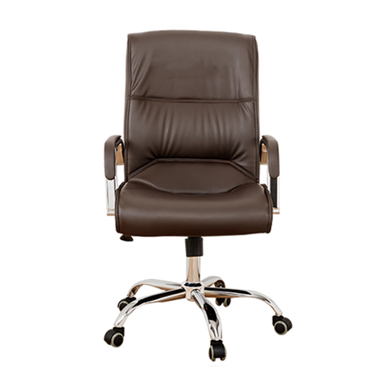 Modern Computer Faux Leather Chair Ergonomic Office Chair with Upholstered