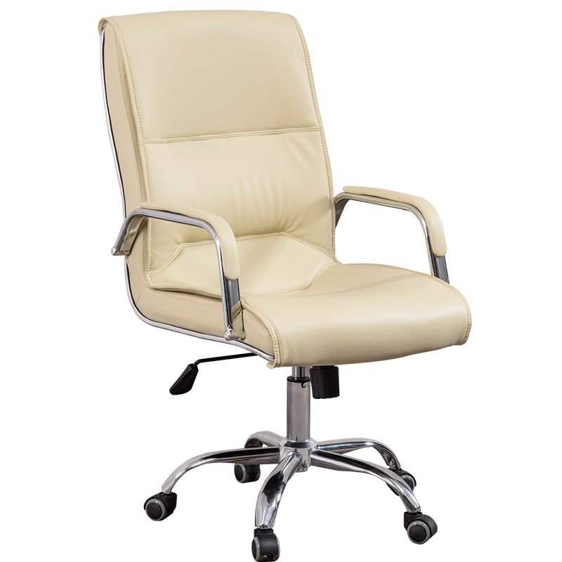 Modern Computer Faux Leather Chair Ergonomic Office Chair with Upholstered