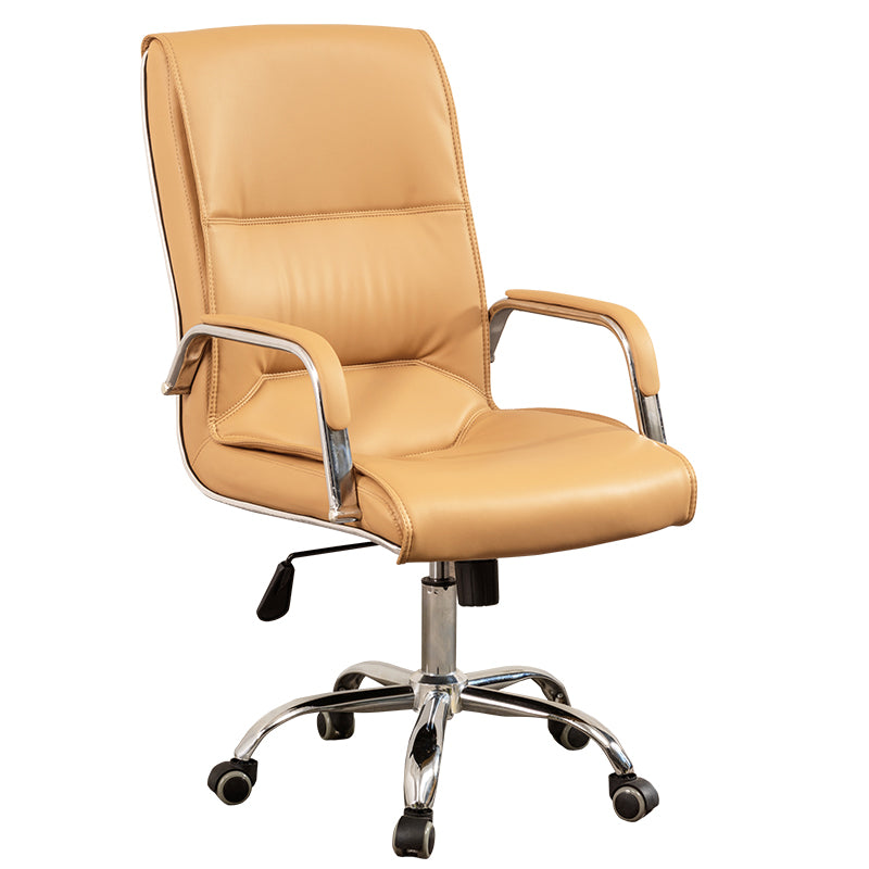 Modern Computer Faux Leather Chair Ergonomic Office Chair with Upholstered