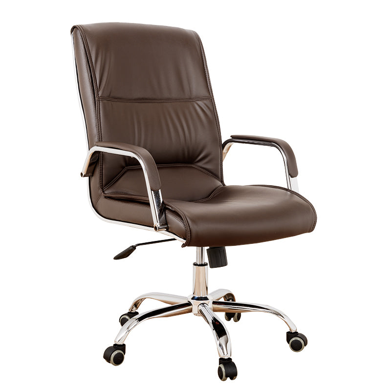 Modern Computer Faux Leather Chair Ergonomic Office Chair with Upholstered