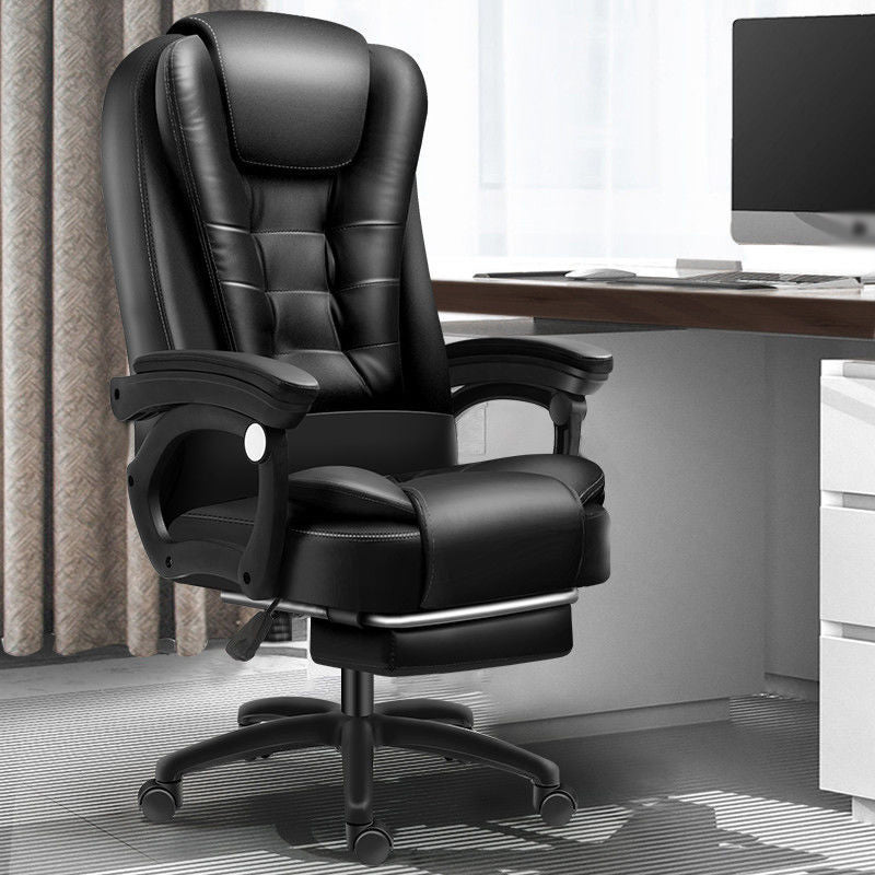 Modern High Back Executive Chair No Distressing Wheels Managers Chair