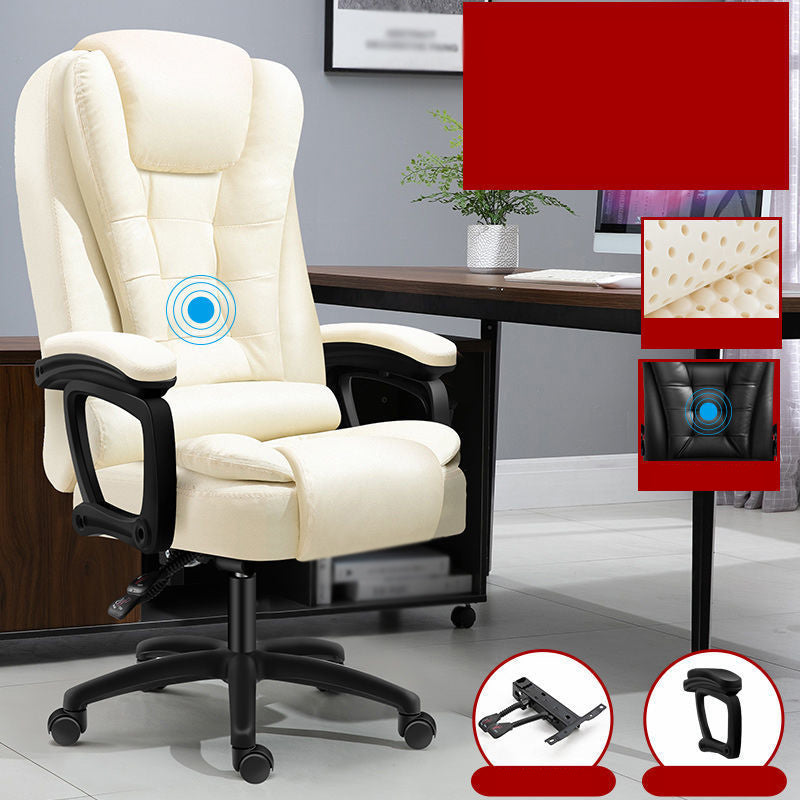 Modern High Back Executive Chair No Distressing Wheels Managers Chair