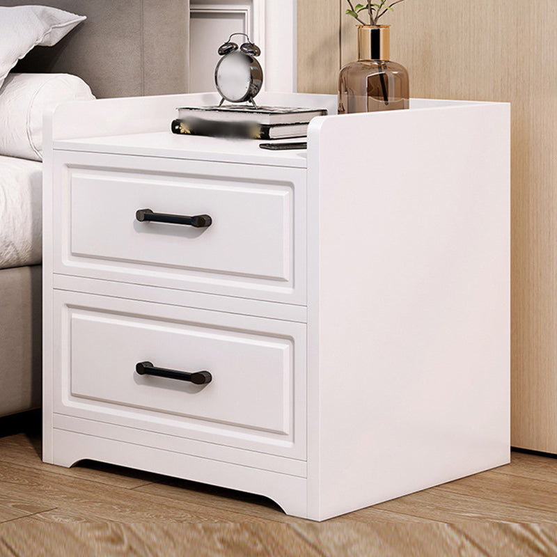 Modern Imitation Wood Nightstand Drawer Storage Accent Table Nightstand