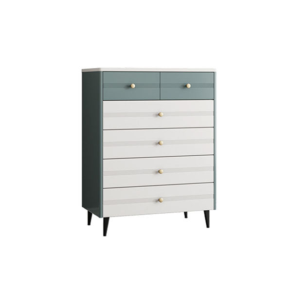 White Storage Chest Modern Style Bedroom Storage Chest Dresser with Drawers